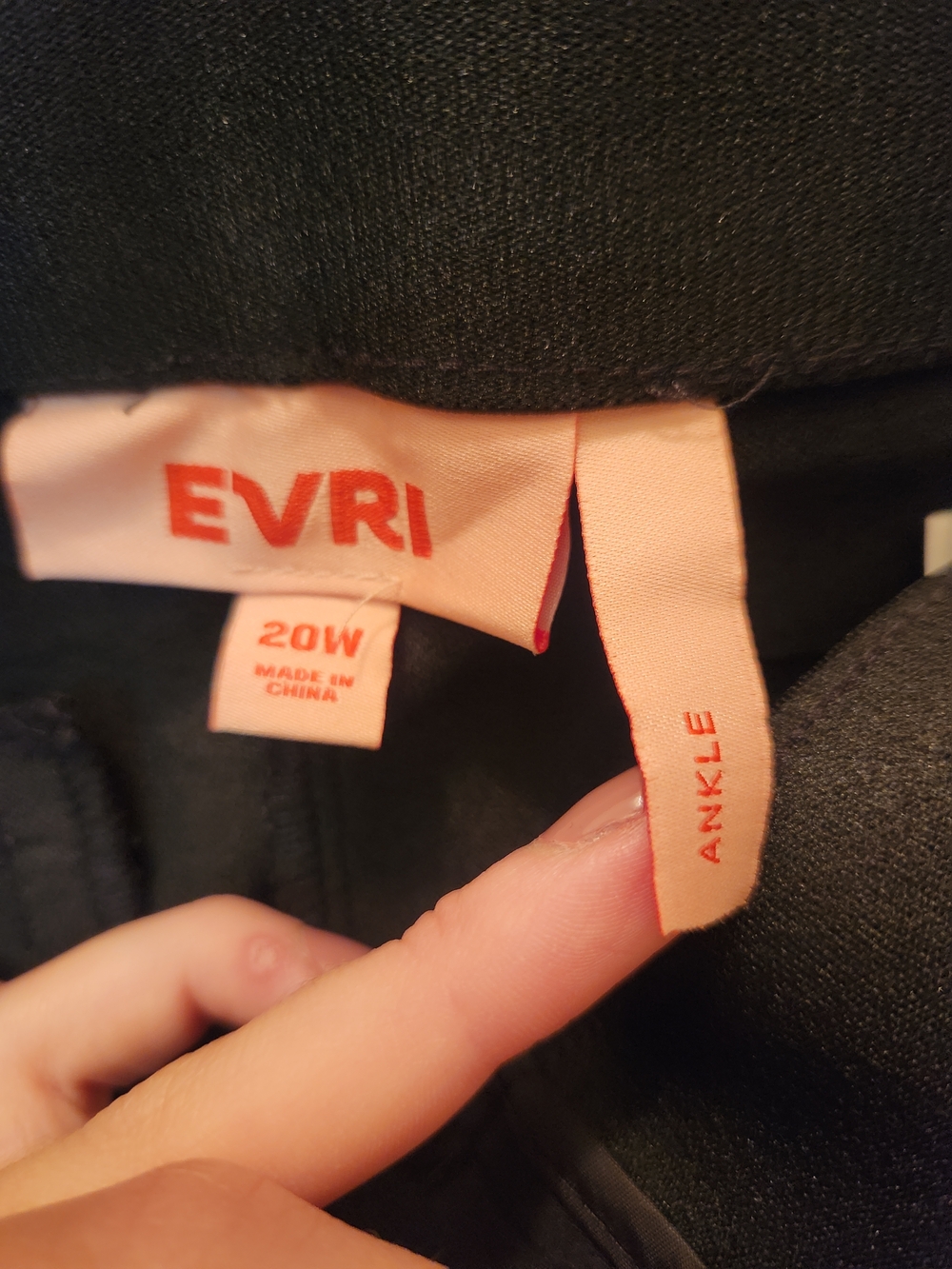 EVRI Black Dress Pants Size 20W - Picture 4 of 6